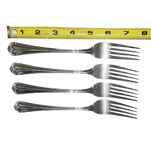 Hampton Silversmiths Katrinka 4 Dinner Forks Stainless Replacement Flatware 215 - Picture 5 of 7